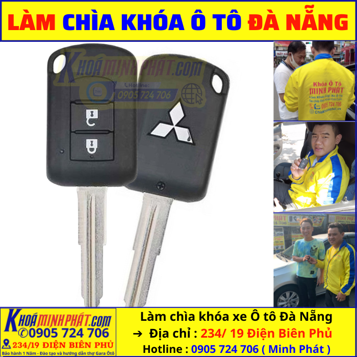 Độ chìa khóa xe Attrage tại Đà Nẵng