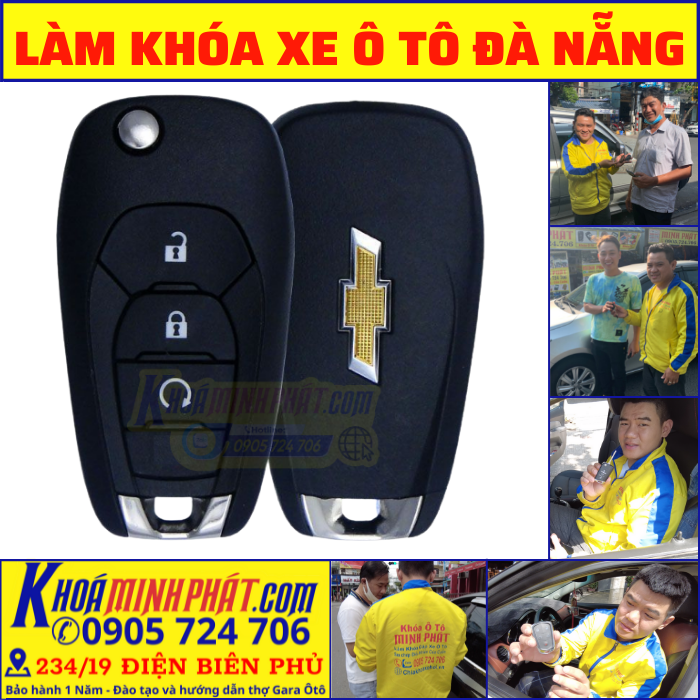 Thay vỏ remote xe Chevrolet Trailblazer tại Đà Nẵng