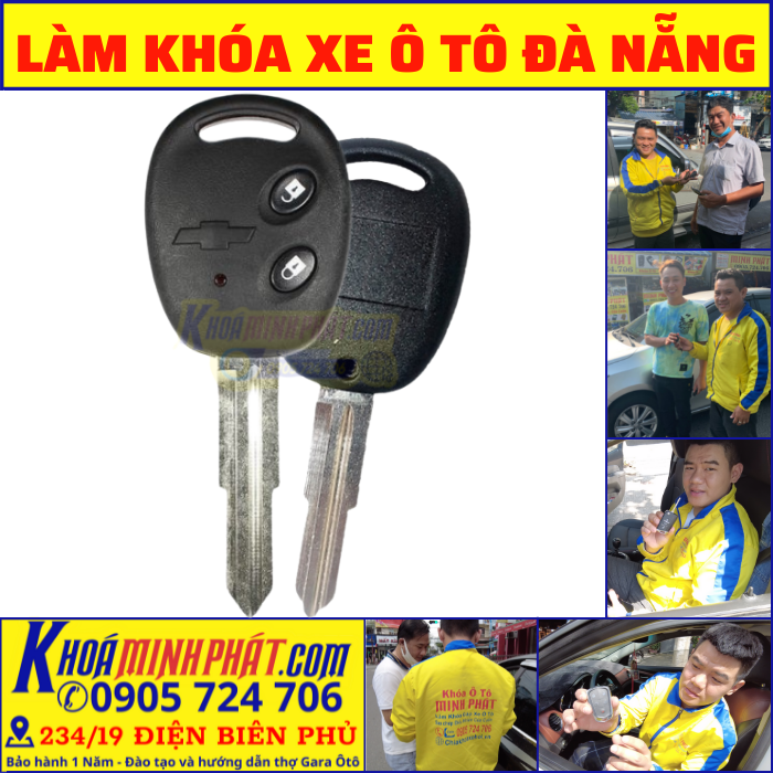 Thay vỏ remote xe Chevrolet Vivant tại Đà Nẵng