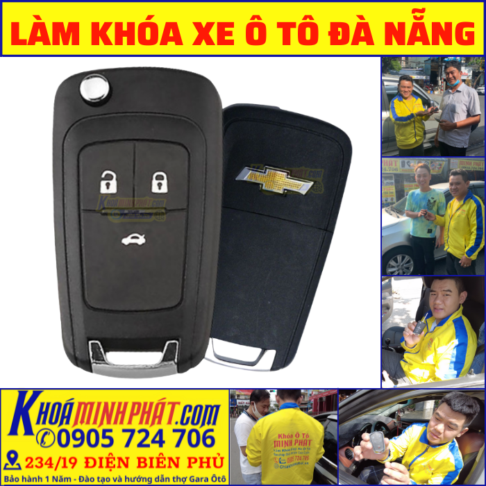 Thay vỏ remote xe Chevrolet Cruze tại Đà Nẵng