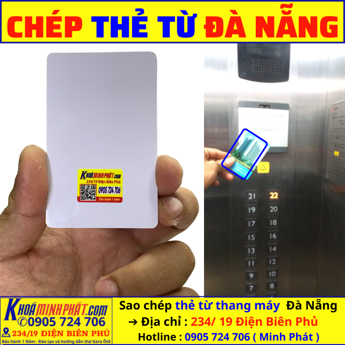 copy thêm thẻ tư thang máy tại Đà Nẵng