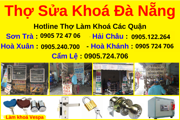 Thợ làm chìa khoá tại Đà Nẵng