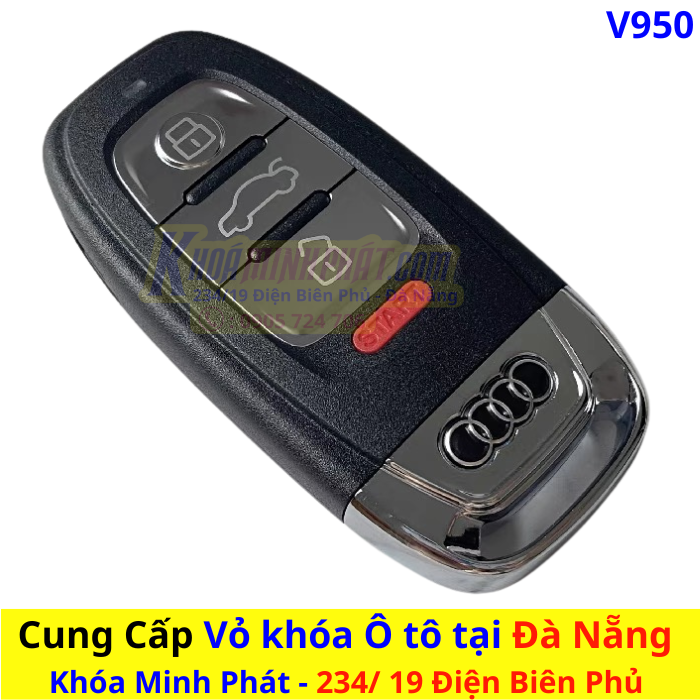 Vỏ chìa khóa remote Audi Q5, A4, A5, A6