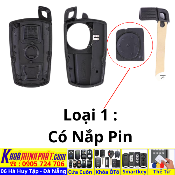 Thay Vỏ Chìa khoá smartkey xe BMW tại Đà Nẵng - Sửa Khoá Đà Nẵng 24H - Thợ Làm Khoá Gần Đây
