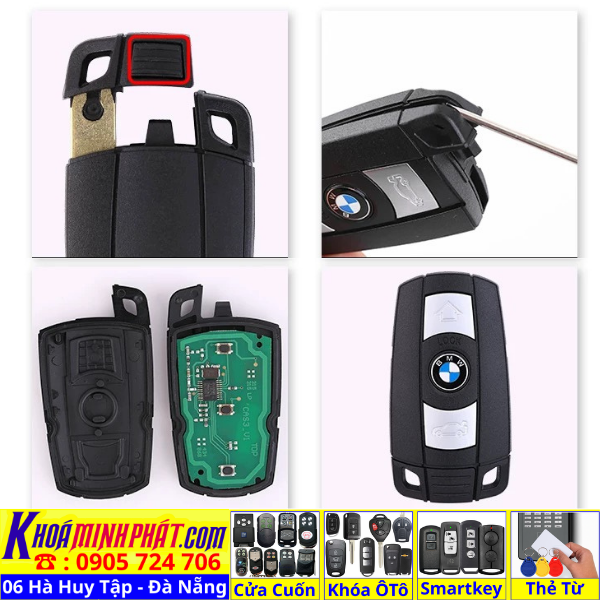 Thay Vỏ Chìa khoá smartkey xe BMW tại Đà Nẵng - Sửa Khoá Đà Nẵng 24H - Thợ Làm Khoá Gần Đây
