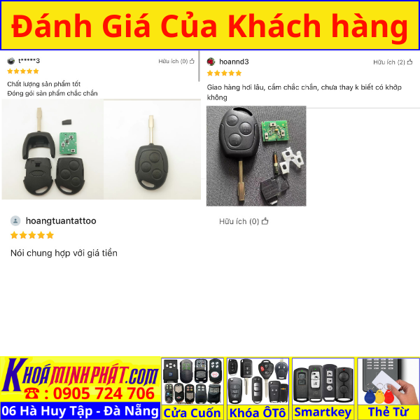 Vỏ Chìa khoá độ gập xe ô tô Ford Transit Momdeo Focus V20 V22 - Sửa Khoá Đà Nẵng 24H - Thợ Làm Khoá Gần Đây