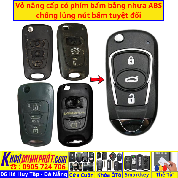 Vỏ Chìa Khoá Xe Kia Morning, Picanto, Cerato, Forte, Soluto, Rondo, Carens, Seltos, Sportage, Sorento, K3, K5 Optima V48 - Sửa Khoá Đà Nẵng 24H - Thợ Làm Khoá Gần Đây
