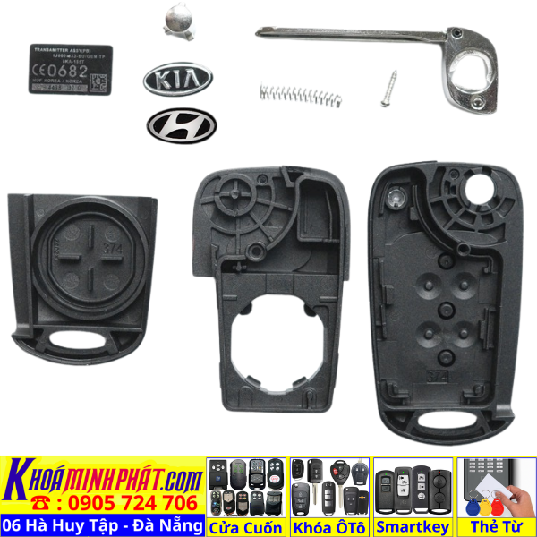 Vỏ Chìa Khóa remote xe Ô Tô Hyundai Accent, i10, i20, Elantra, Tucson, SantaFe, Avante, Solati, Verna V41 - Sửa Khoá Đà Nẵng 24H - Thợ Làm Khoá Gần Đây