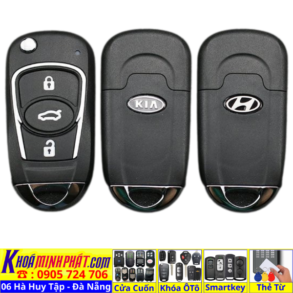 Vỏ Chìa Khoá Xe Kia Morning, Picanto, Cerato, Forte, Soluto, Rondo, Carens, Seltos, Sportage, Sorento, K3, K5 Optima V48 - Sửa Khoá Đà Nẵng 24H - Thợ Làm Khoá Gần Đây